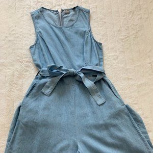 SOHO- New York and Company Denim Jumpsuit